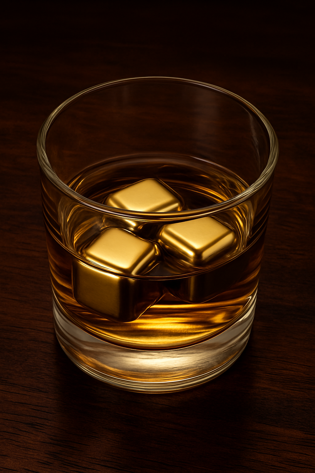 Reusable Whiskey Stones- Golden
